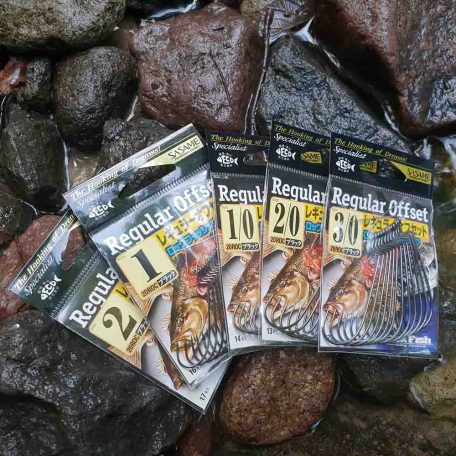 Offset Horog-Füles-Szakállas-Black Nickel-Több Változatban