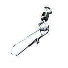 Horgász Forgó Biztonsági Kapoccsal-Black-Több Változatban