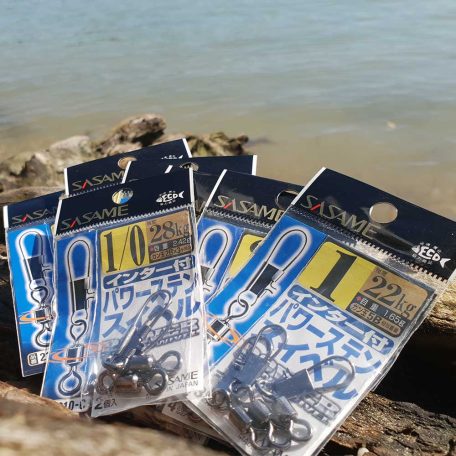 Horgász Forgó Biztonsági Kapoccsal-Black-Több Változatban