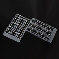 A V alakú csali stopper, mely garantáltan jól fogja tartani a hajszálelőkéden felkínált csalit. 