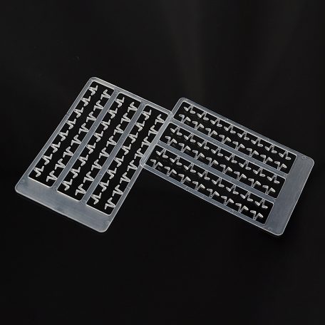 A V alakú csali stopper, mely garantáltan jól fogja tartani a hajszálelőkéden felkínált csalit. 