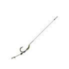 GTF Bony Blow Back Rig-Fonott Zsinór-Szilikon Cső-6-Os Szakállas Horog-2 Db