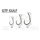 GTF Gulf Blow Back Rig-Fonott Zsinór-Szilikon Cső-6-Os Szakállas Horog-2 Db