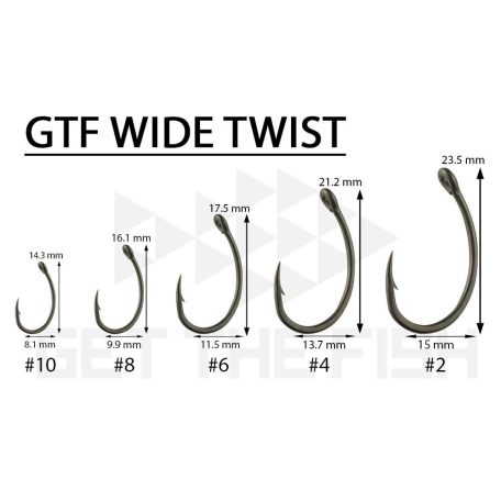 GTF Wide Twist Pva Rig-Fonott Zsinór-Több Változatban-2 Db