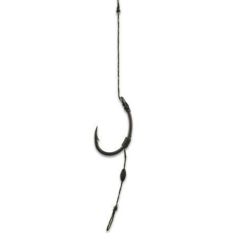 GTF Wide Twist Kombi Rig-Fluorocarbon Zsinór+Fonott Zsinór-2 Db