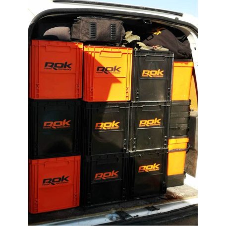 HORGÁSZ TÁROLÓ DOBOZ - 40X30X32CM - FEKETE - TÖBB VÁLTOZATBAN