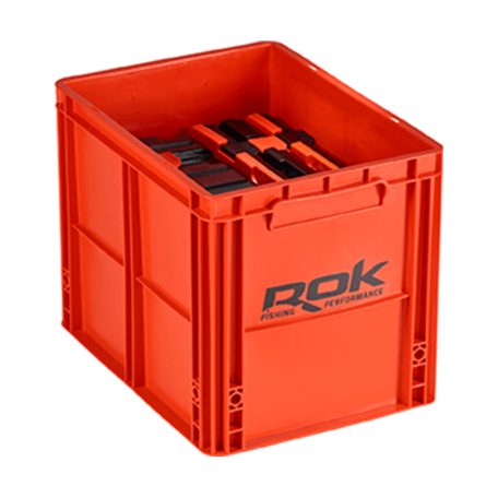 Horgász Tároló Doboz-40x30x32cm-Narancssárga