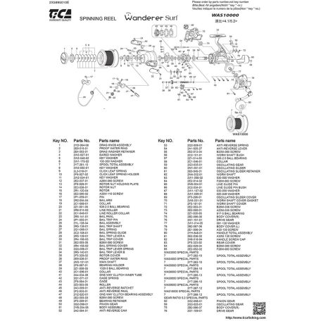 Elsőfékes Orsó-Távdobó-10000-9+1bb