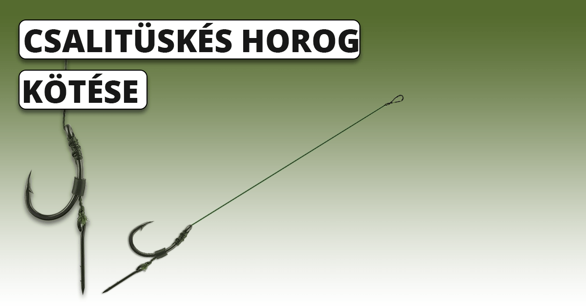 Csalitüskés horog